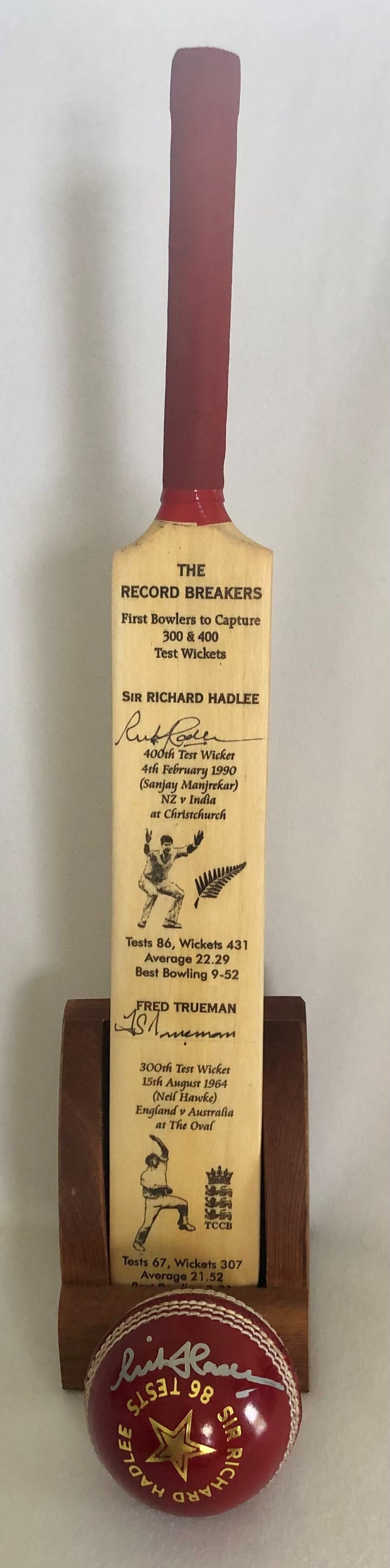 Mini Cricket Bat - "The Record Breakers"