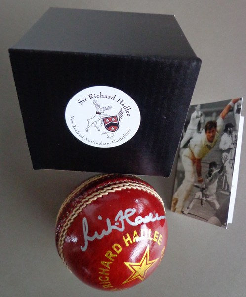 Signed cricket ball by Sir Richard